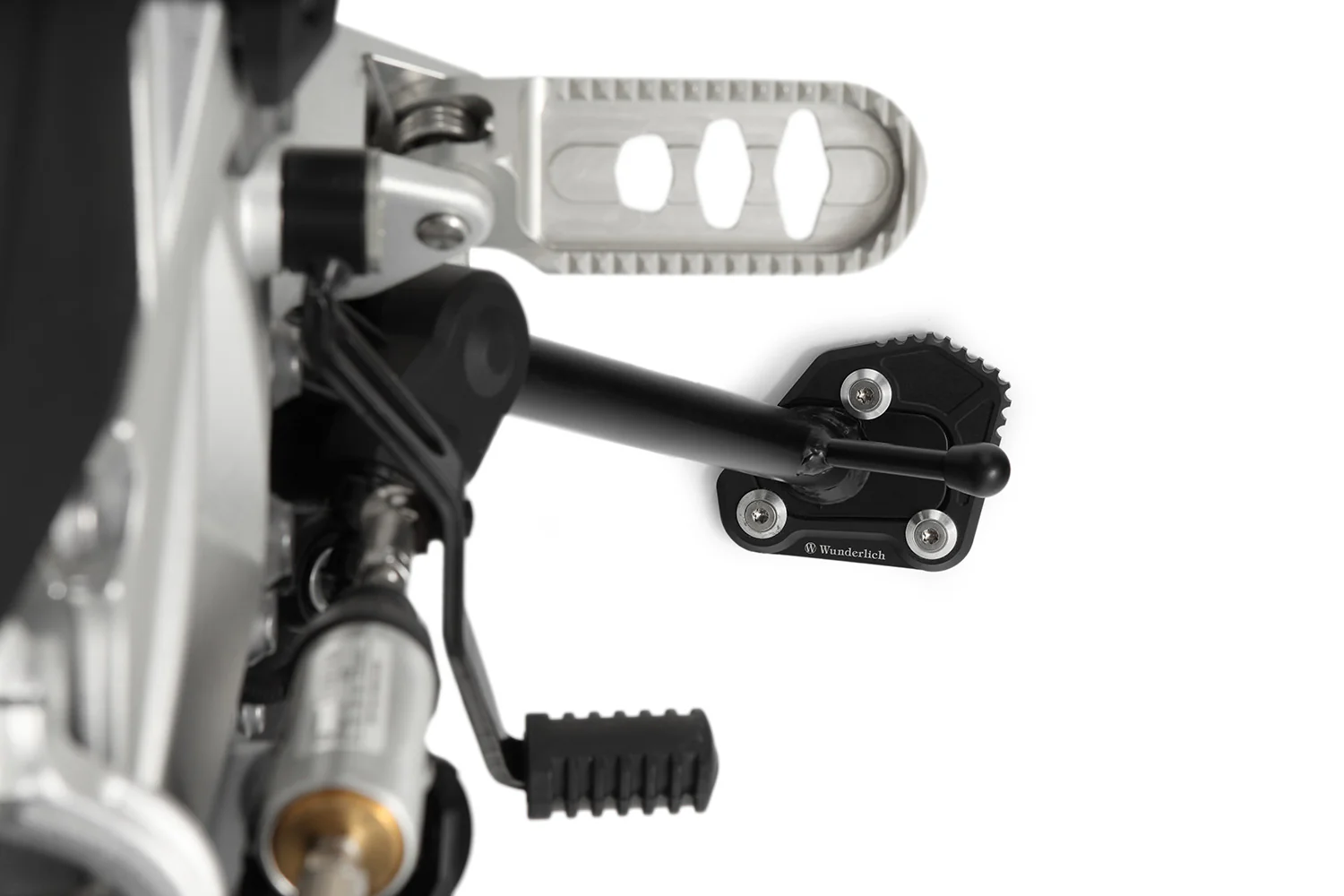 Wunderlich Side Stand Enlarger | Black | BMW F 900 GS Adventure - Image 4