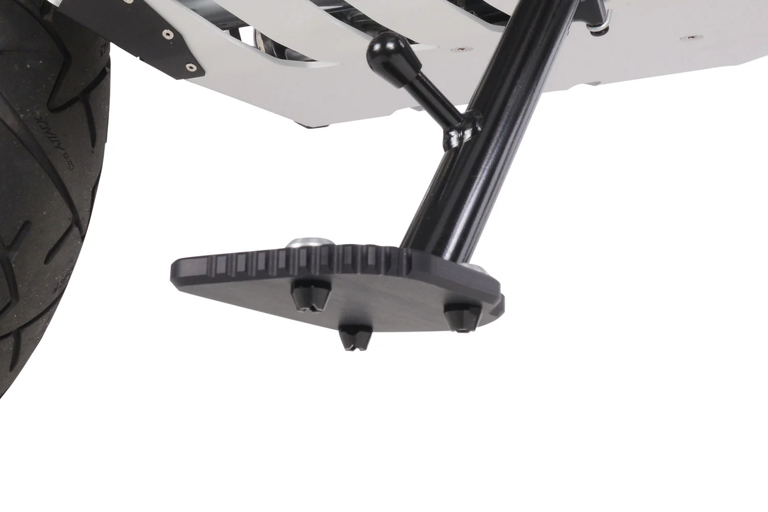 Wunderlich Side Stand Enlarger with Spikes | Black | BMW R 1250 RT