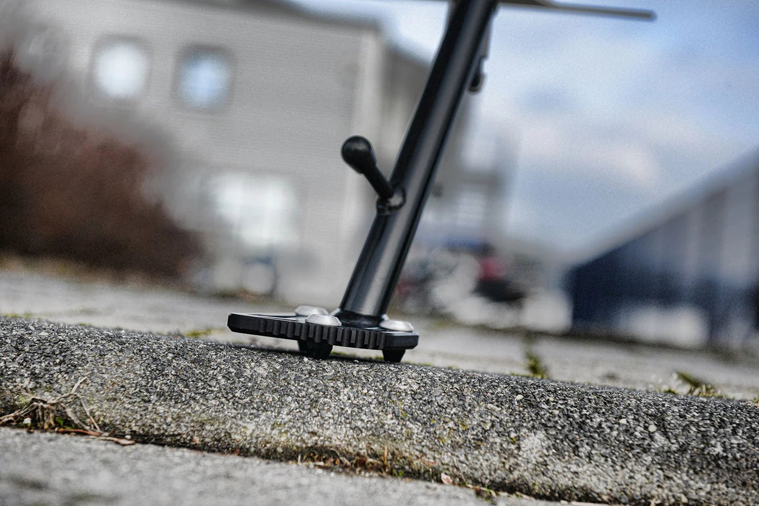 Wunderlich Side Stand Enlarger with Spikes | Black | BMW R 1250 RT - Image 4
