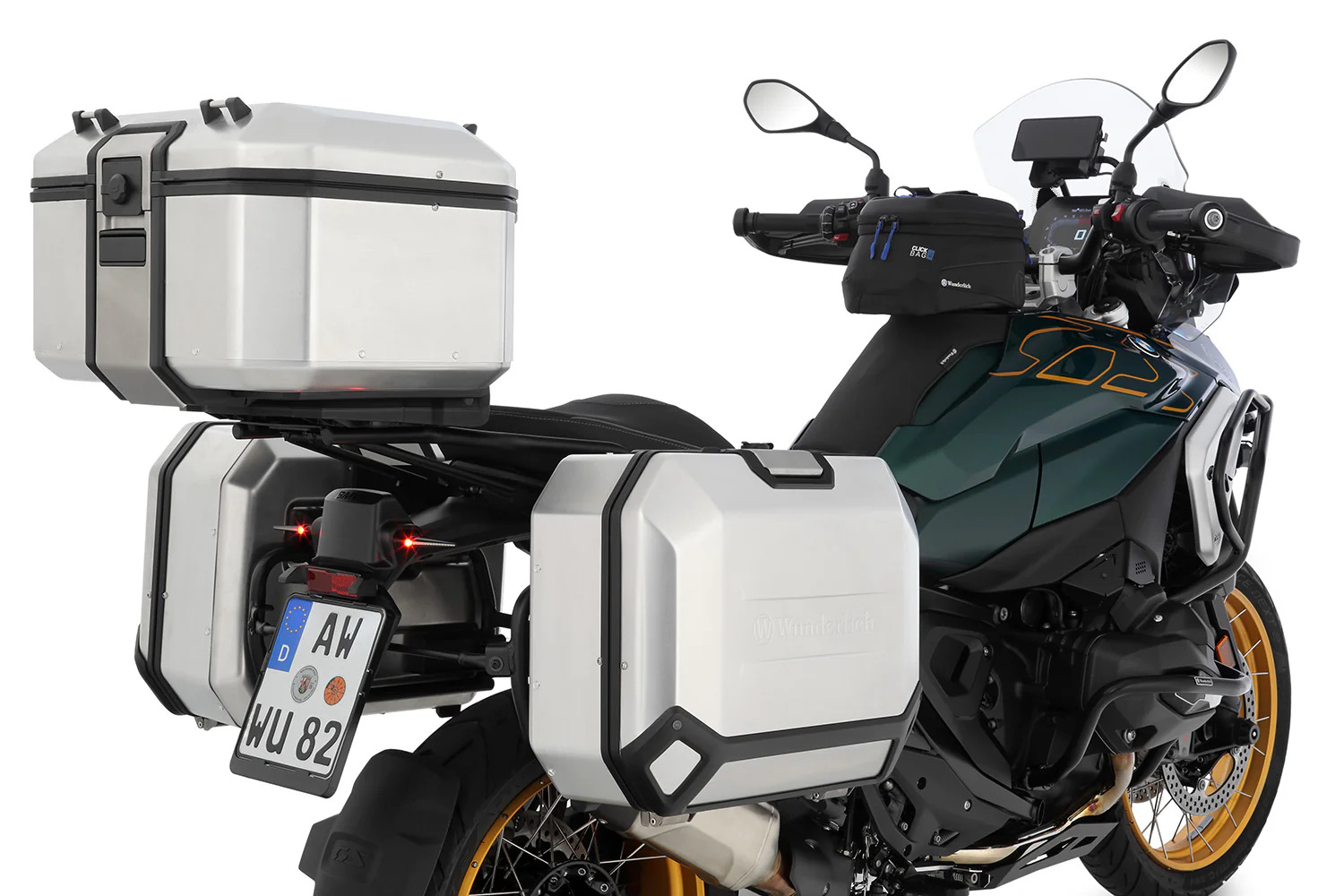 Wunderlich Topcase X-Case X48 with Standard Lock | Silver | BMW R 1300 GS - Image 5