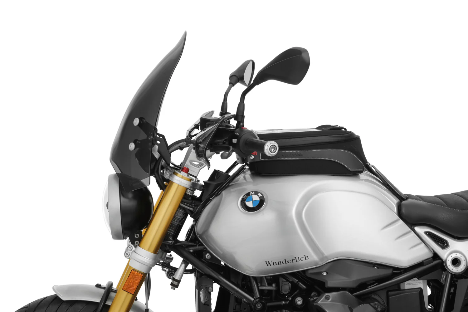 Wunderlich Touring Windshield 70th-Roadster | Light Smoke | BMW R nineT - Image 5