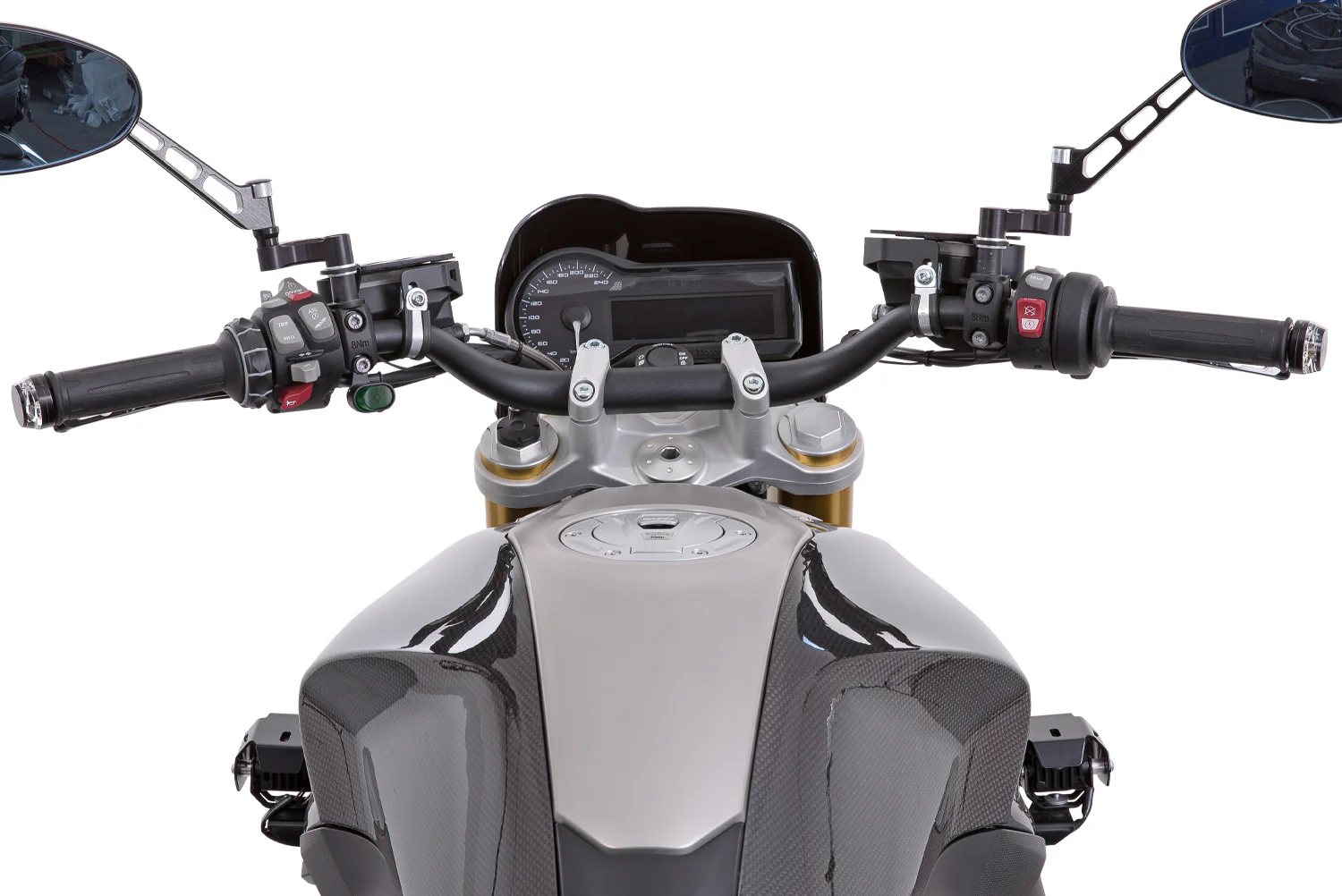 Wunderlich Tube-style Handlebar Pre-drilled | Black | BMW R 1250 GS