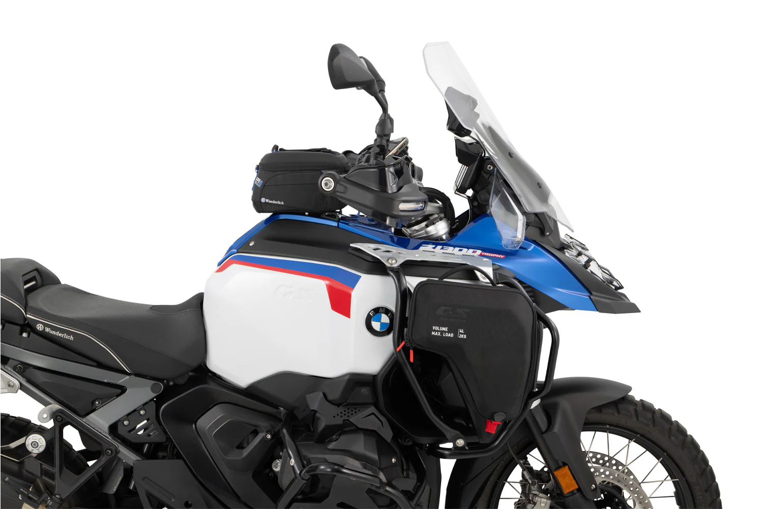 Wunderlich Ultimate Supplementary Tank Protection Bar | Black-Silver | BMW R 1300 GS Adventure - Image 3