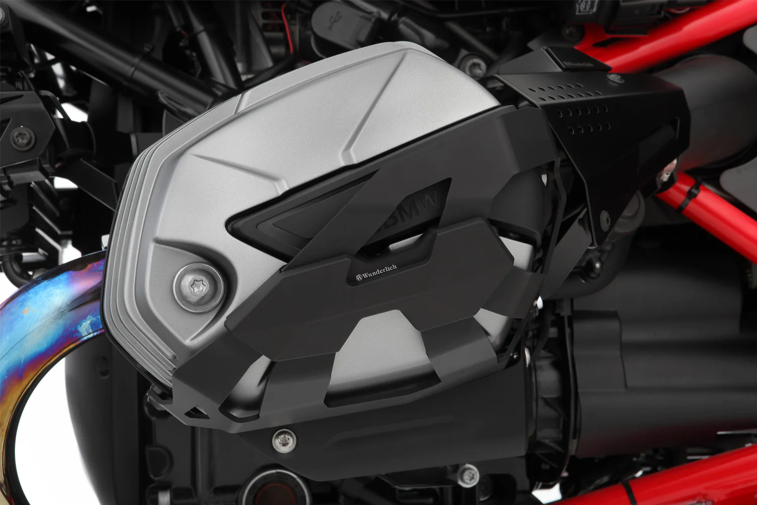 Wunderlich Valve Cover & Cylinder Protectors Euro 5 | Black | BMW R nineT - Image 3