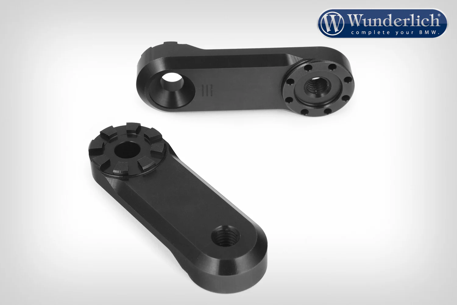 Wunderlich Vario Adapter Evo1 Pair 50mm | Black | BMW R nineT