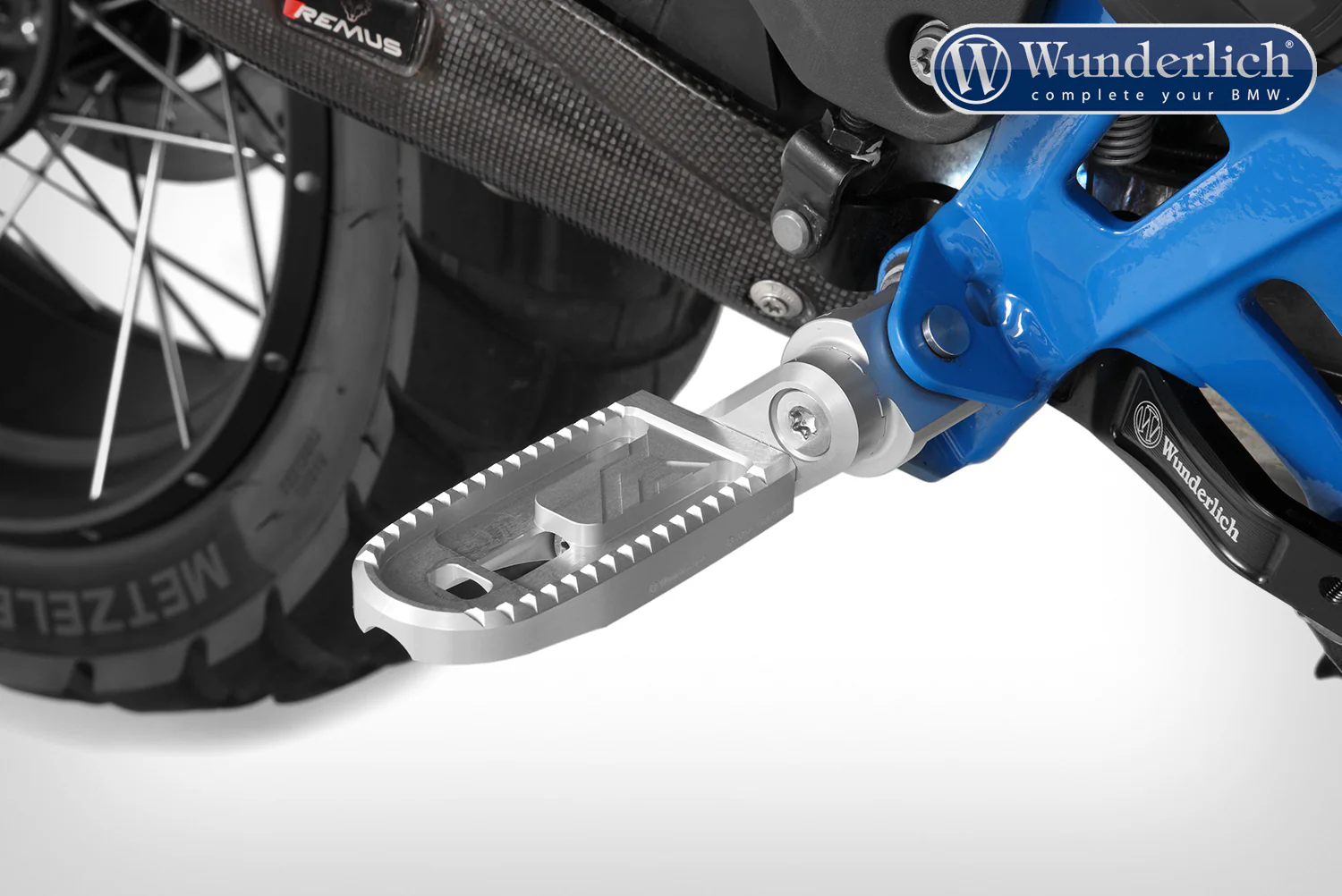 Wunderlich Vario Joint Driver Pair | Silver | BMW F 650 GS - Image 2