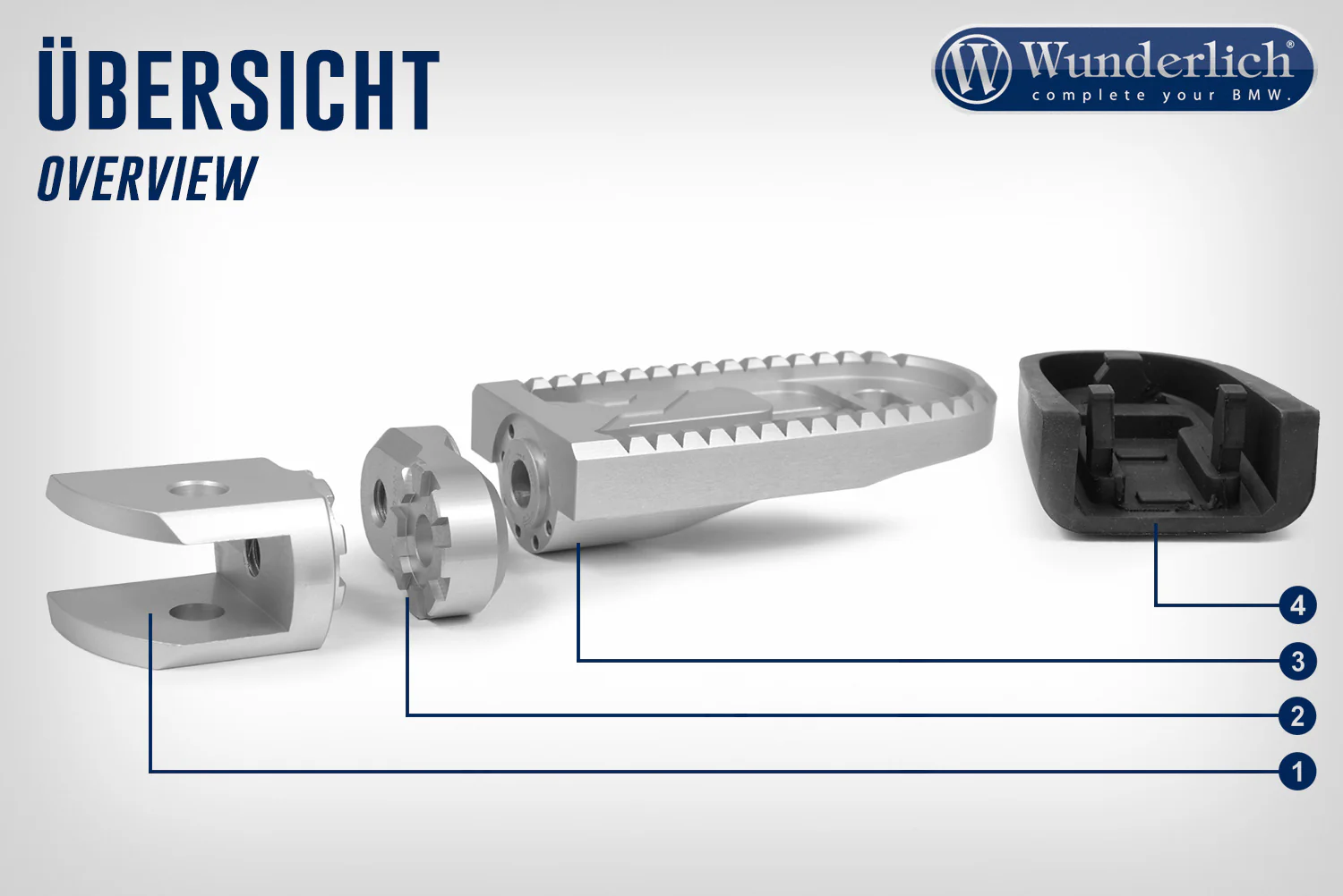 Wunderlich Vario Joint Passenger Pair | Silver | BMW R 1150 RS - Image 3