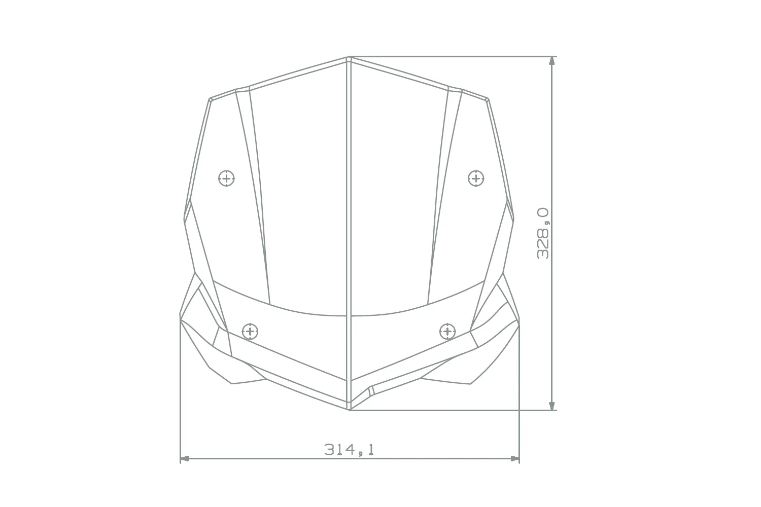 Wunderlich Windshield Flowjet | Black | BMW R 1250 GS - Image 4