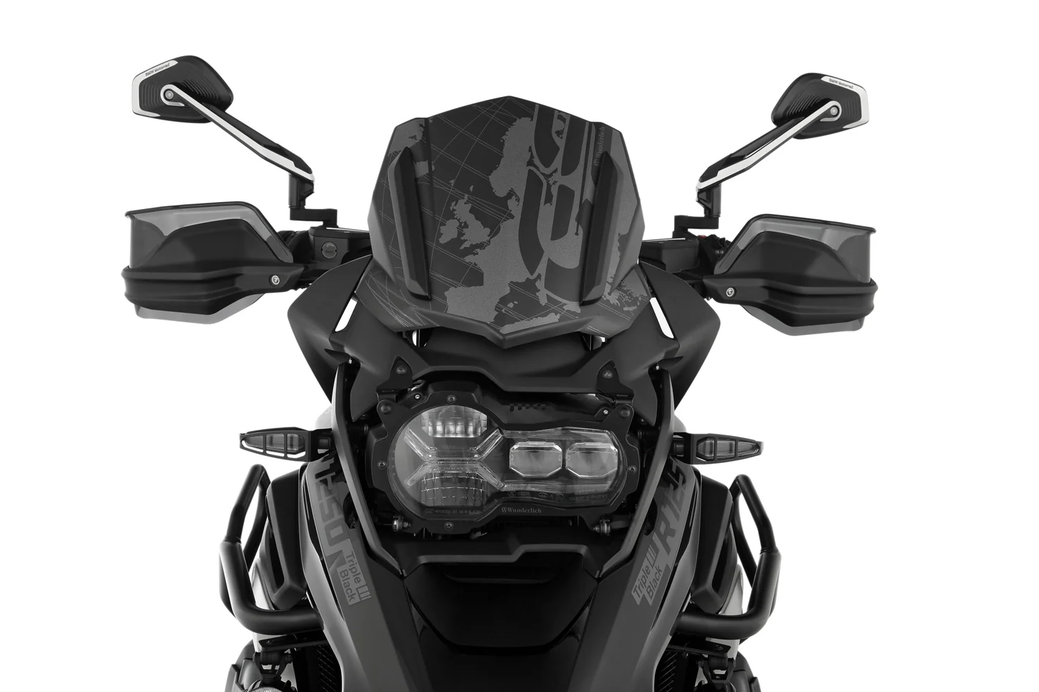 Wunderlich Windshield Flowjet | Triple Black | BMW R 1250 GS Adventure - Image 7