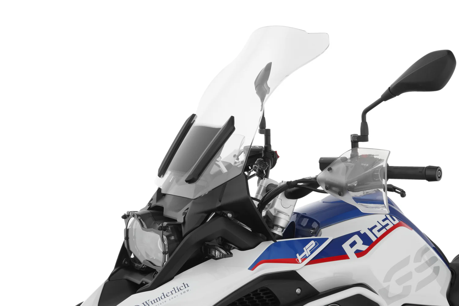 Wunderlich Windshield Marathon with Reinforcement Left and Right | Clear | BMW R 1250 GS Adventure - Image 4