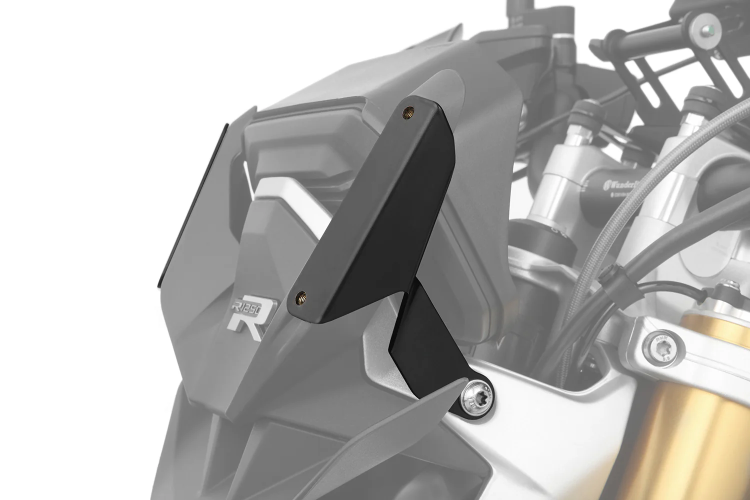 Wunderlich Windshield Reinforcement | Black | BMW R 1250 R - Image 2