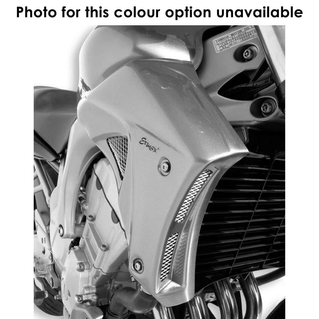 Ermax Radiator Cheeks | Metallic White (Bluish White Cocktail) | Yamaha FZ6 S2 2007>2008