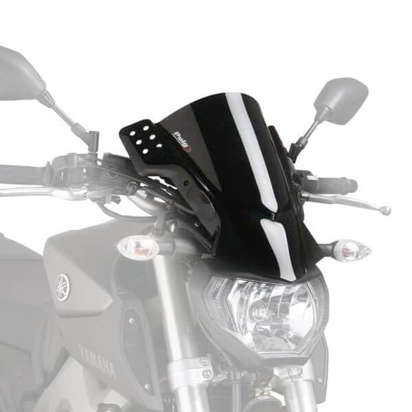 Puig Rafale Screen | Black (Opaque) | Yamaha MT-07 2014>2016 - Image 2