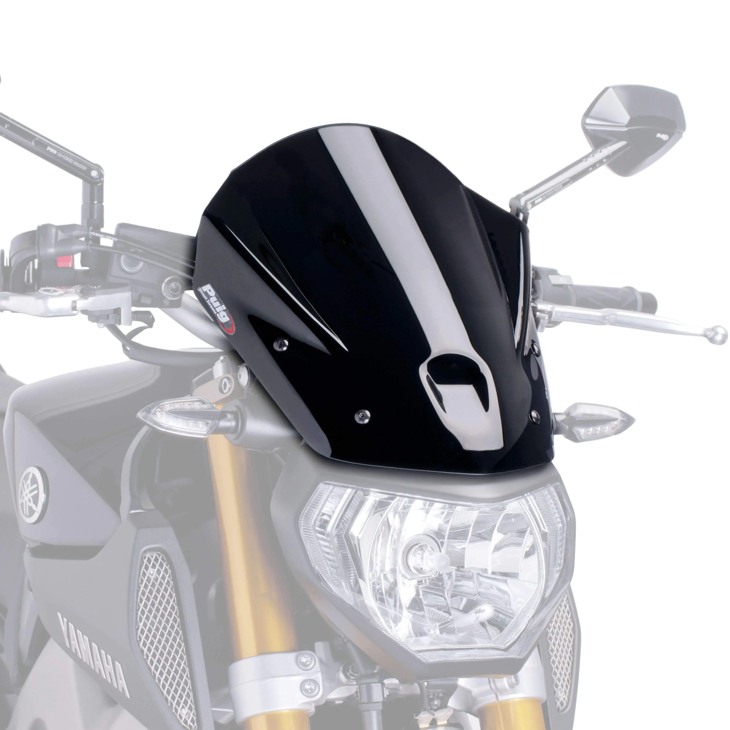 Puig Touring Screen | Black (Opaque) | Yamaha MT-09 2013>2016