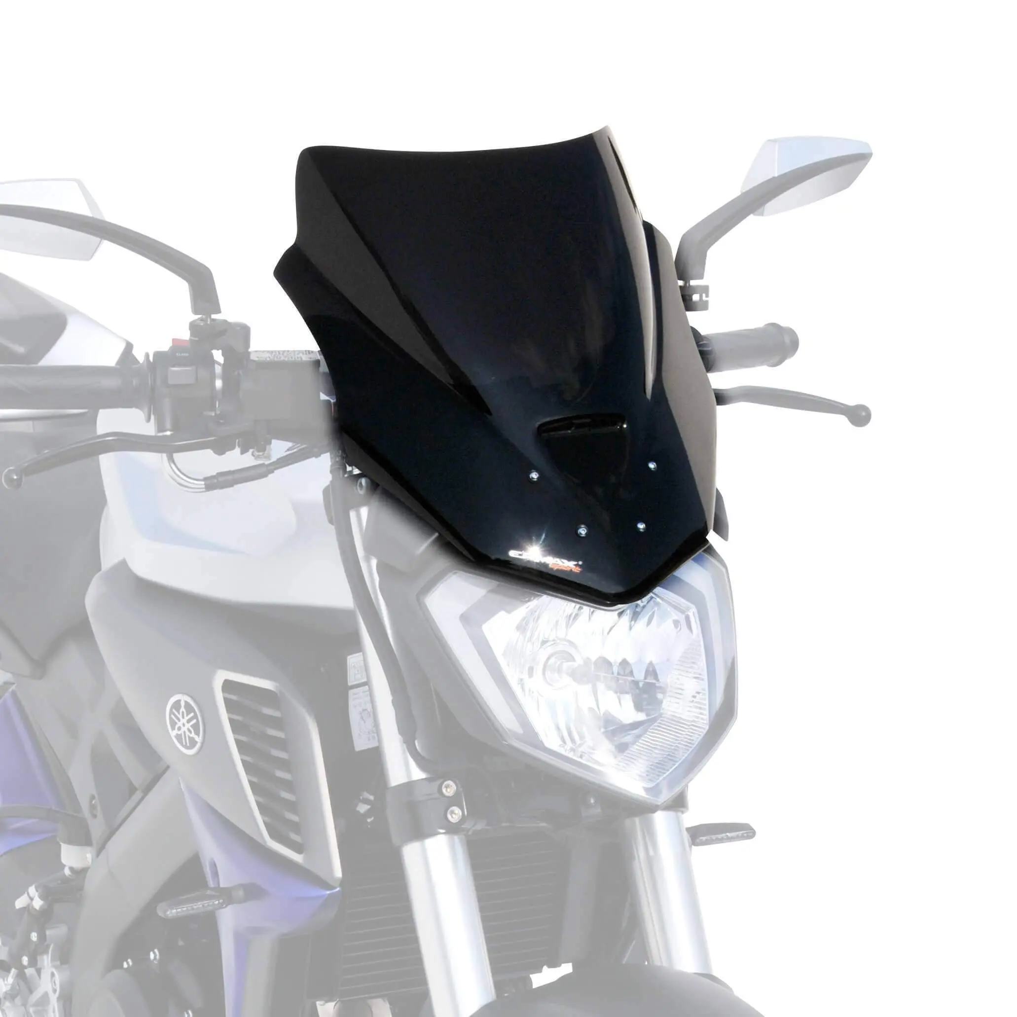 Ermax Sport Screen | Black (Opaque) | Yamaha MT-125 2014>2019