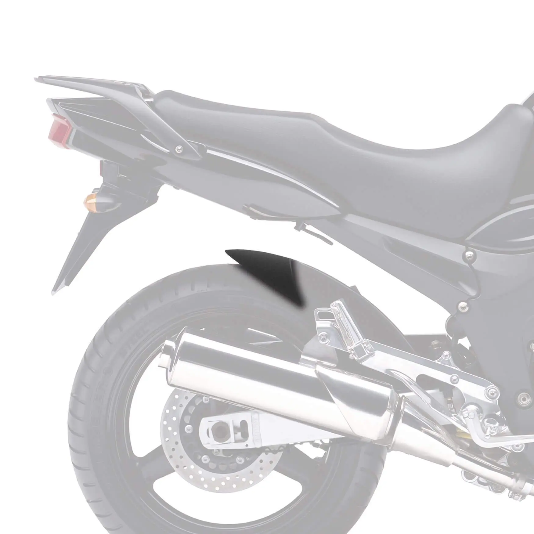 Pyramid Hugger Extension | Matte Black | Yamaha TDM 900 2002>2011 - Image 3