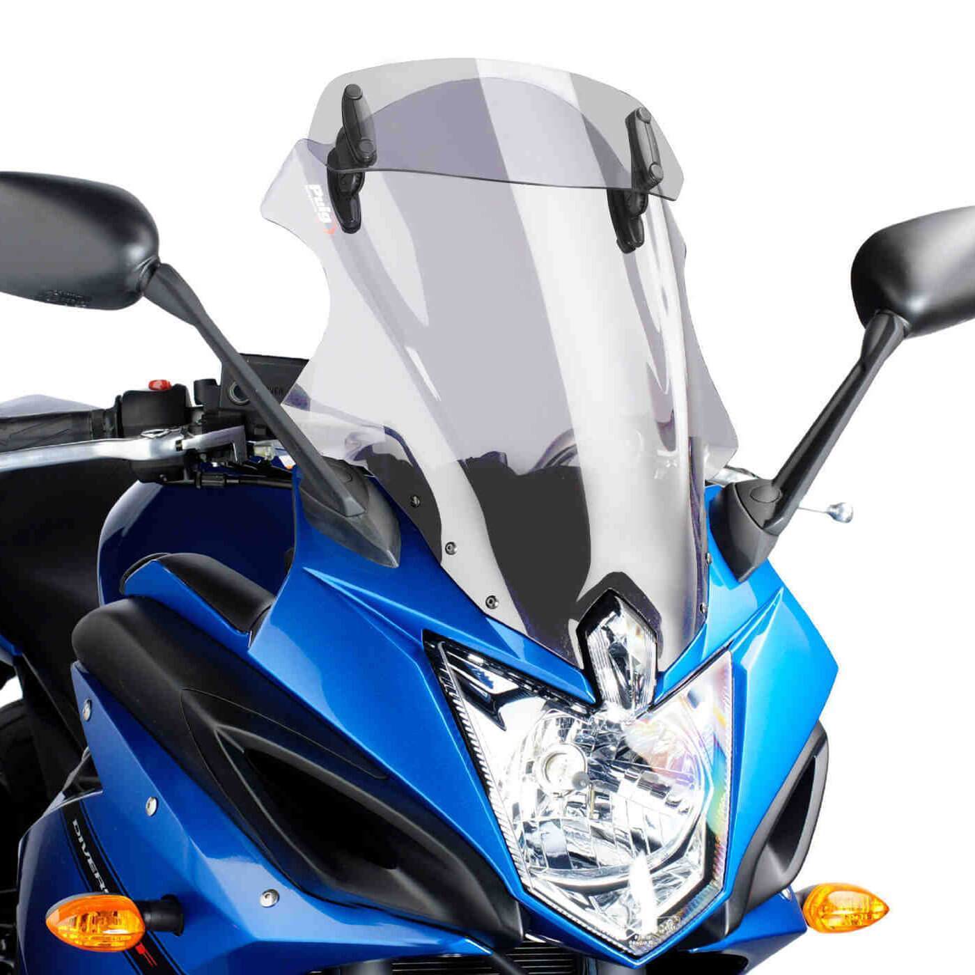 Puig Touring Screen with Visor | Light Smoke | Yamaha XJ6 Diversion F 2010>2016