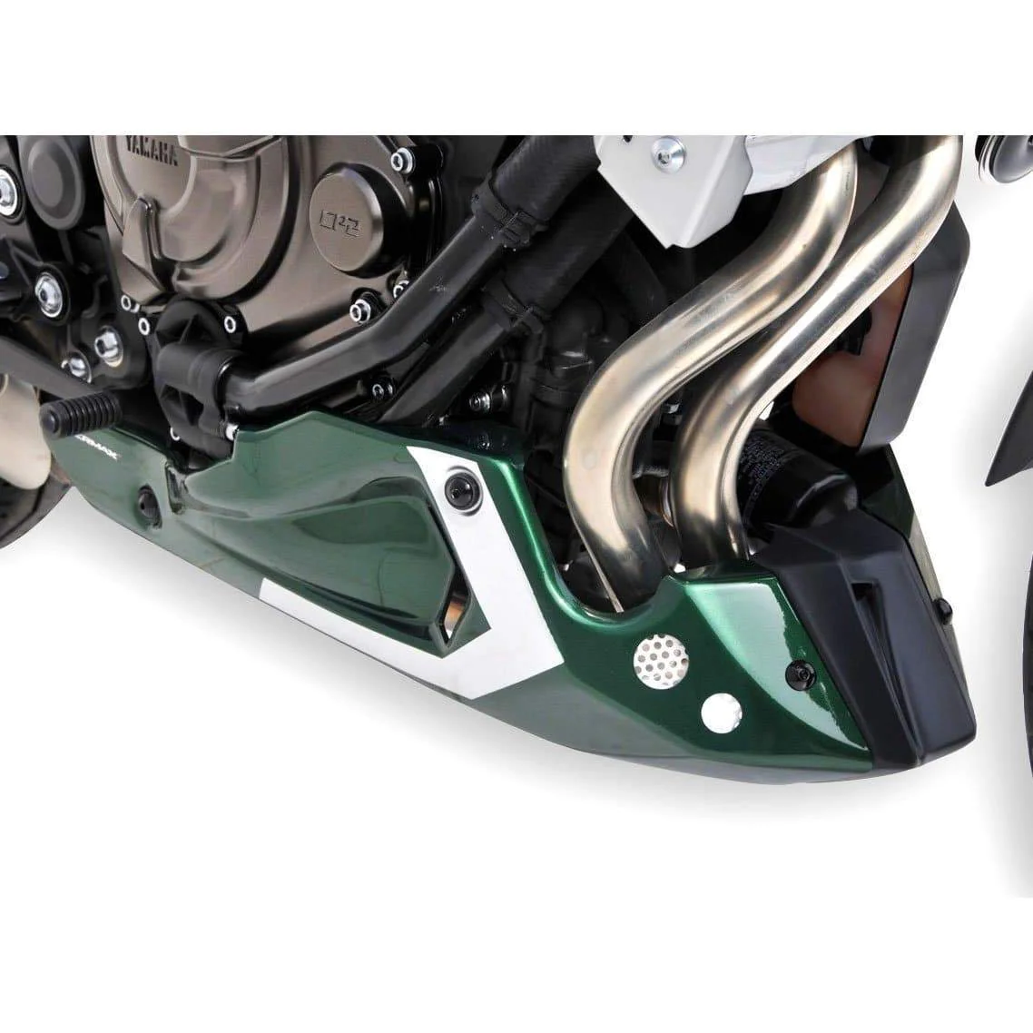Ermax Belly Pan | Metallic Green (Forest Green) | Yamaha XSR 700 2016>2017 - Image 2