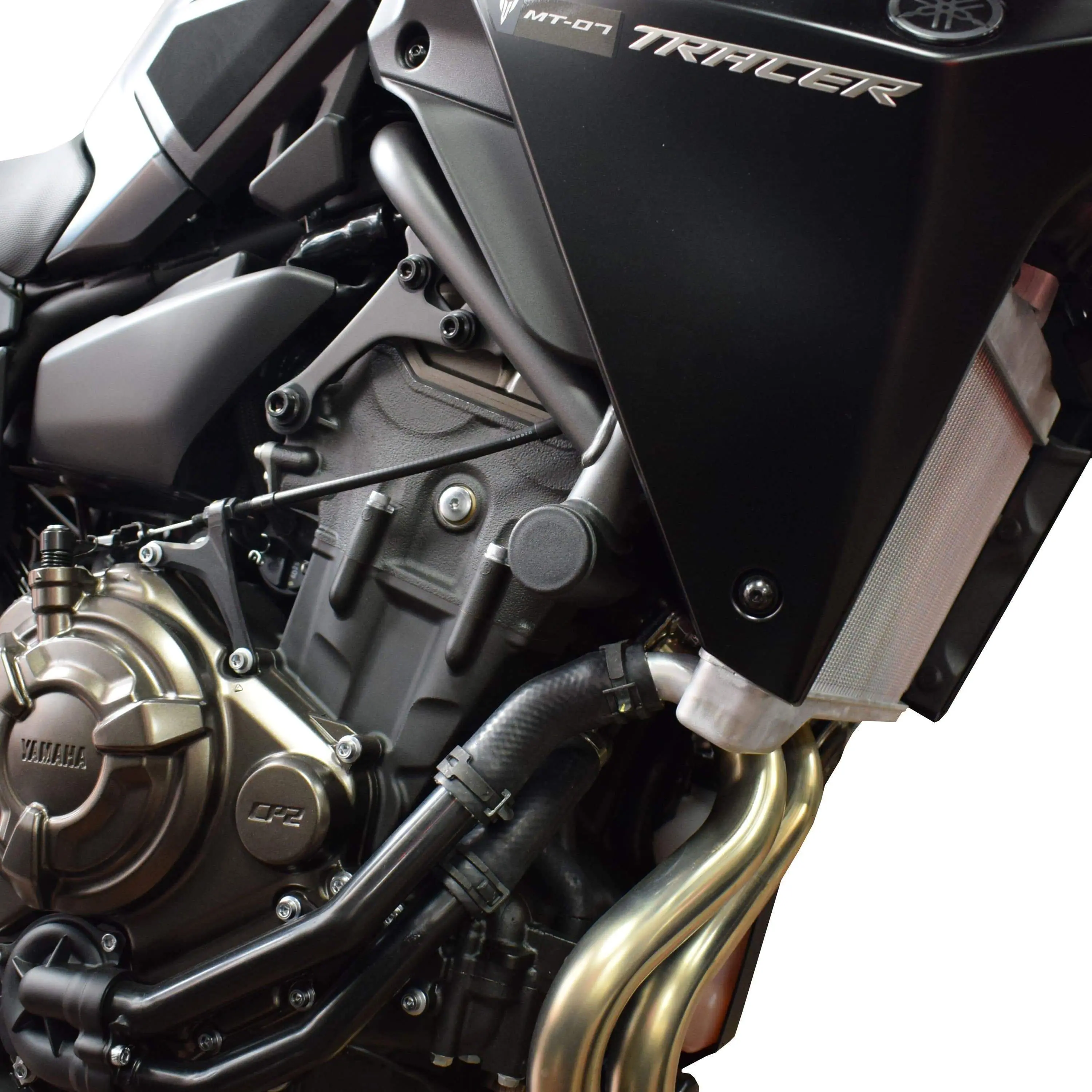 Pyramid Frame End Caps | Matte Black | Yamaha XSR 700 2015>Current - Image 4