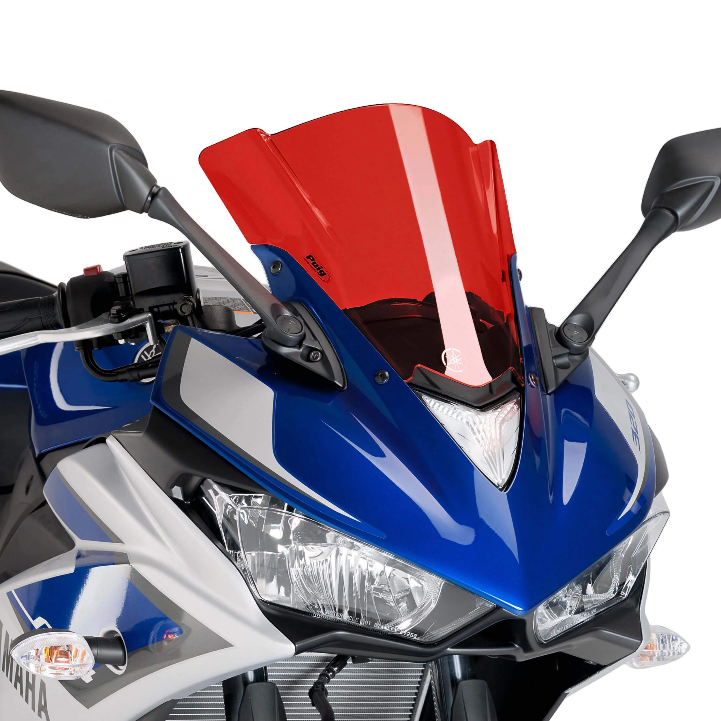Puig Racing Screen | Red | Yamaha YZF-R3 2015>2018 - Image 2
